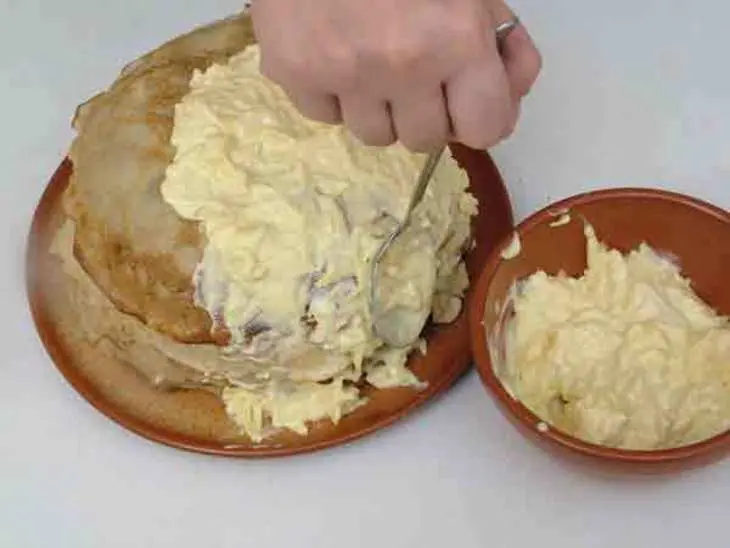 Блинчатый пирог с кабачками: шаг 3