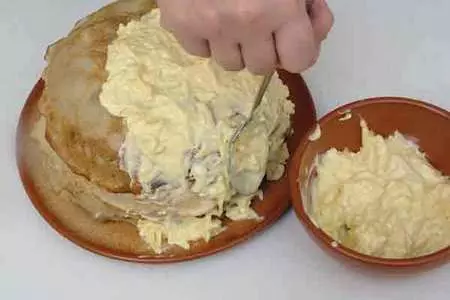 Блинчатый пирог с кабачками: шаг 3
