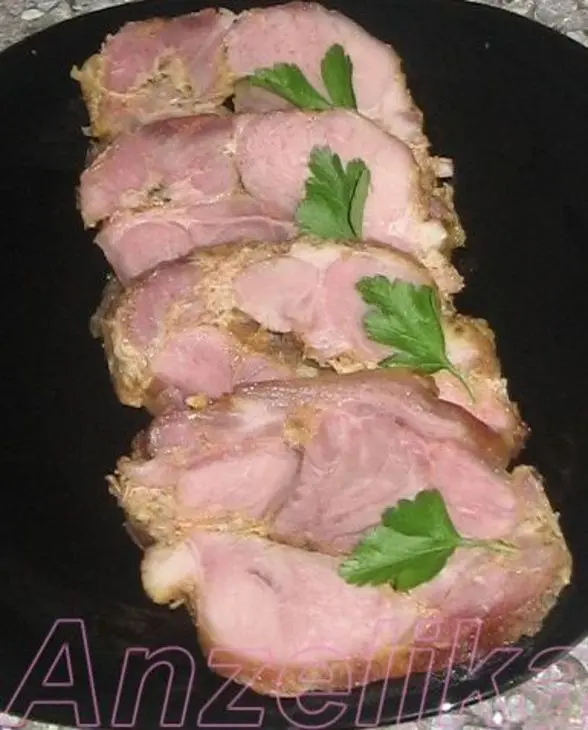Мясо в горчичном маринаде: шаг 1