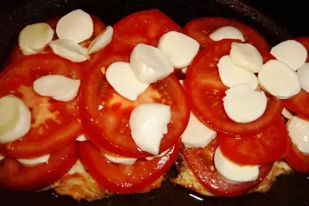 Многоэтажная грудка с начинкой "mozzarella": шаг 4