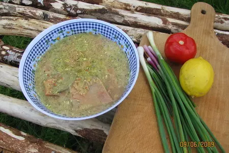 Сёмга в пиве на углях: шаг 1