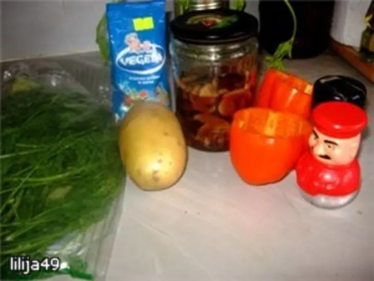 Перец фаршированный картофелем: шаг 1