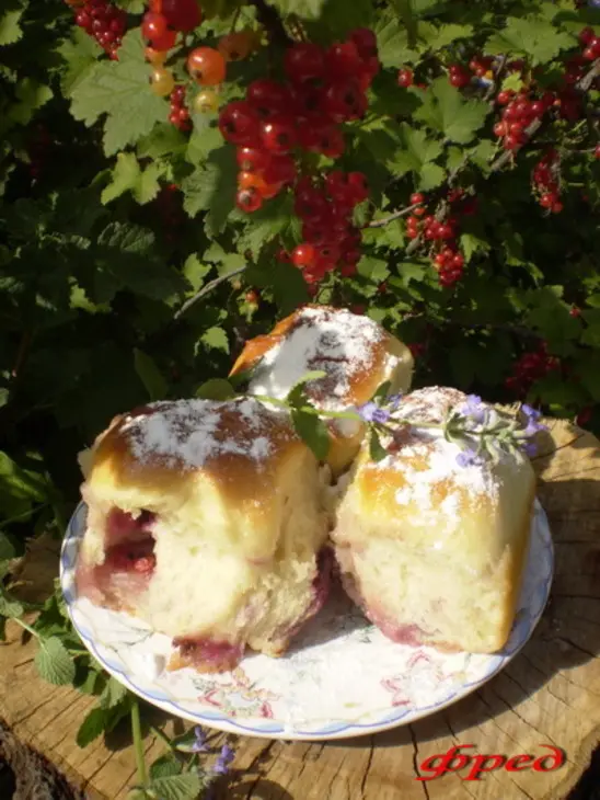 Фруктовые булочки с ароматом мелиссы: шаг 7