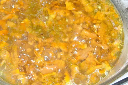 Пшеничная каша с грибами: шаг 4
