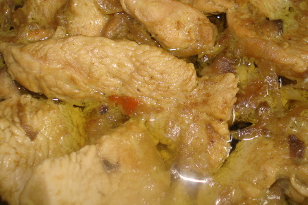 Грудка индюшки в грибном соусе curry: шаг 6