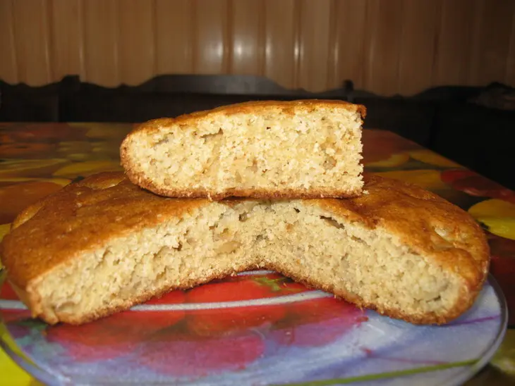 Манник с яблоком и корицей + шоколадная глазурь: шаг 6