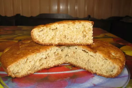 Манник с яблоком и корицей + шоколадная глазурь: шаг 6