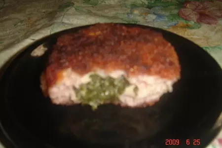 Котлетки с начинкой из шпината: шаг 7