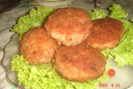 Котлетки с начинкой из шпината: шаг 8