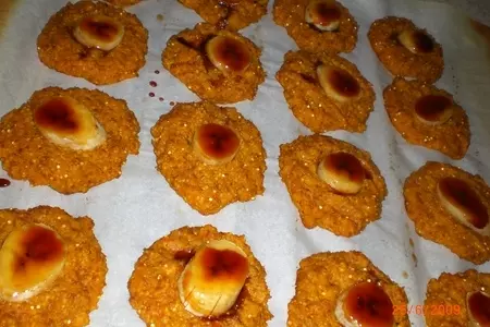 Тыквенное печенье с бананом и медом: шаг 2