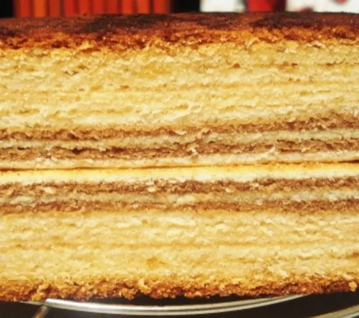 Baumkuchen (баумкухен) – слоистый тортик / пироженки: шаг 7