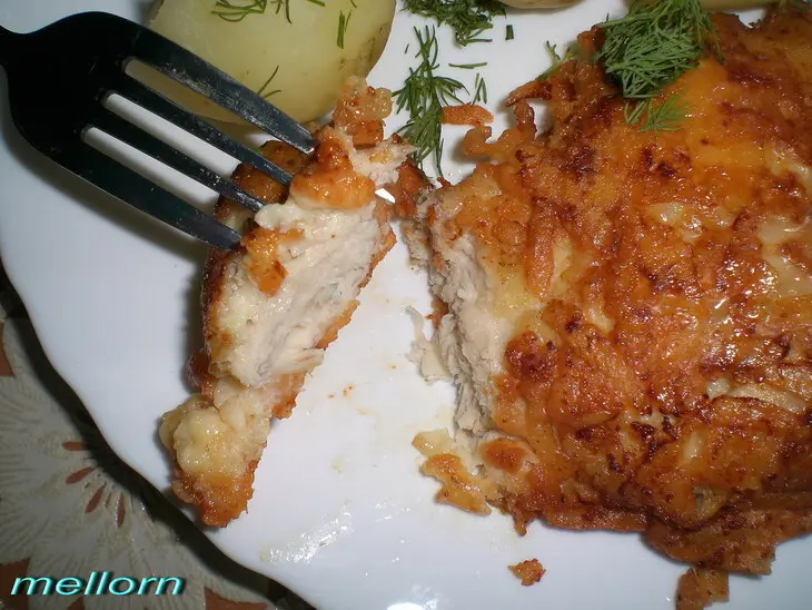 "жар-птица" с молодой картошкой и свежими овощами: шаг 8