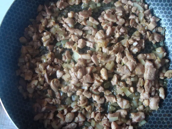 Лазанья с жульеном из курицы и грибов: шаг 3