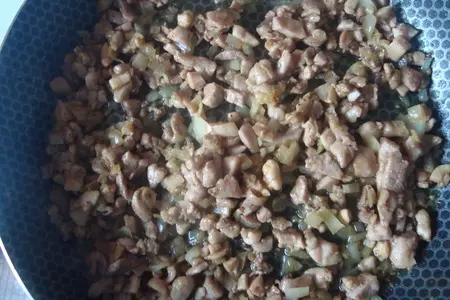 Лазанья с жульеном из курицы и грибов: шаг 3