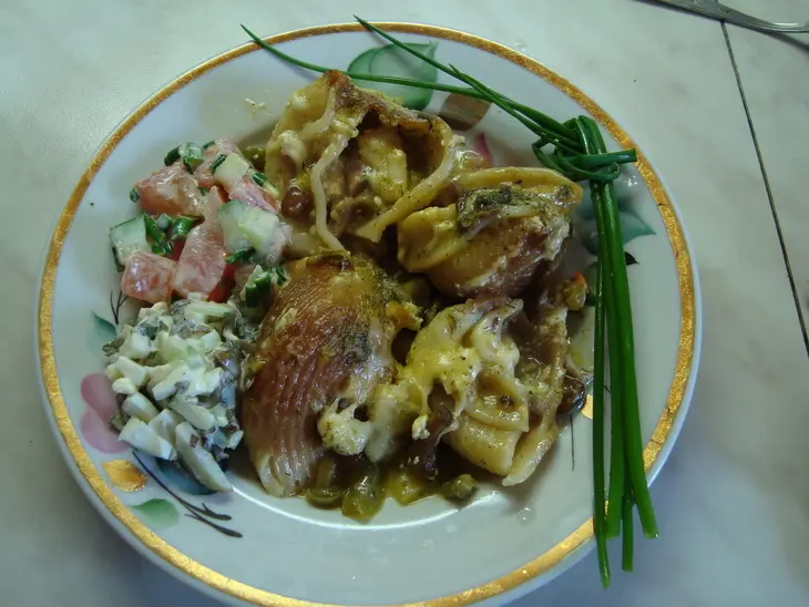 Лазанья с жульеном из курицы и грибов: шаг 9