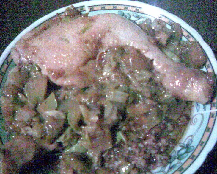 Куриные ножки, пожаренные с овощами: шаг 2