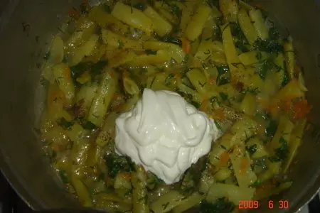 Тушеная стручковая фасоль (шпарагивка): шаг 7