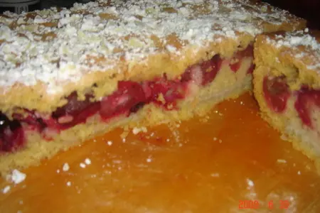 Вишневый пирог (песочный): шаг 1