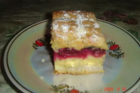 Вишневый пирог (песочный): шаг 2
