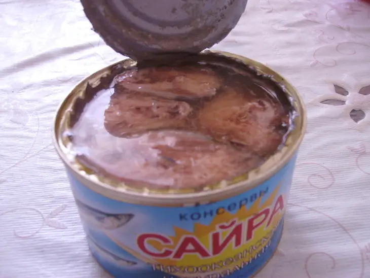 Гороховый суп с рыбными консервами: шаг 3