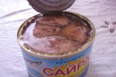 Гороховый суп с рыбными консервами: шаг 3