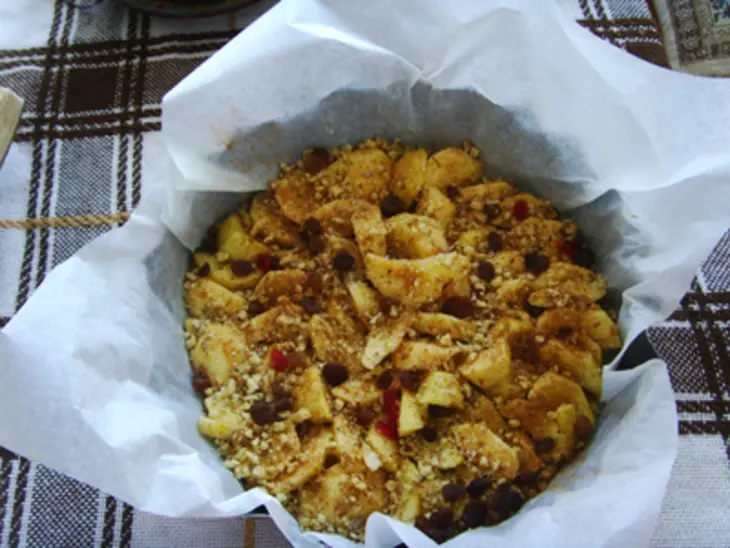 Пирог с яблоками и карамелью (сладкиш с ябълки и карамел): шаг 1