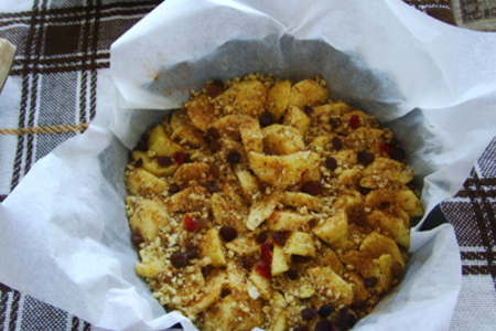 Пирог с яблоками и карамелью (сладкиш с ябълки и карамел): шаг 1
