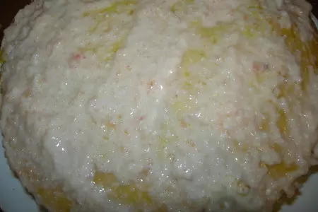 Шарлотка с ягодами и сливками: шаг 7