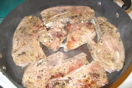 Баранина тушеная с овощами в вине: шаг 1