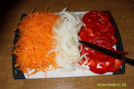 Салат со сковороды: шаг 3
