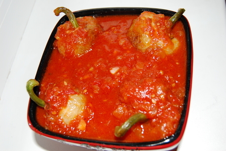 Перец жареный под томатным соусом: шаг 2
