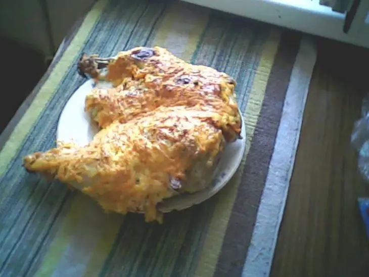 Курочка под шубкой: шаг 4