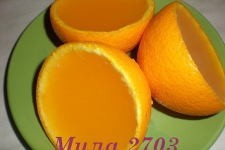 Желе "апельсиновые дольки": шаг 4