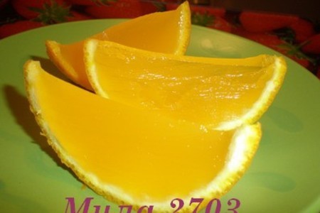Желе "апельсиновые дольки": шаг 9