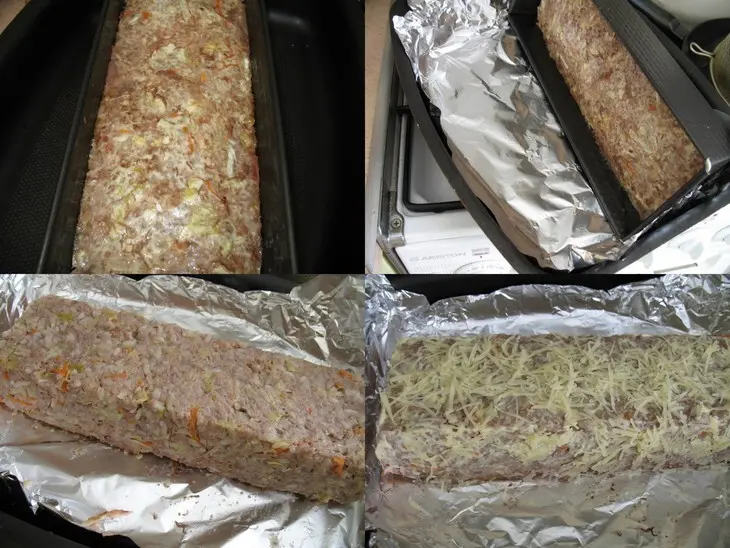 Мясная запеканка "голубец ленивый": шаг 3
