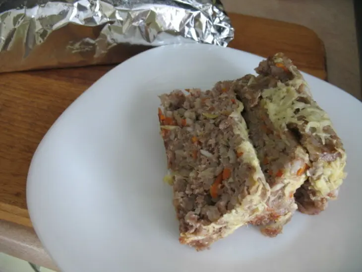 Мясная запеканка "голубец ленивый": шаг 6