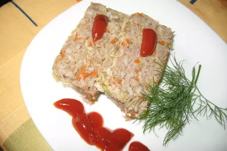Мясная запеканка "голубец ленивый": шаг 7