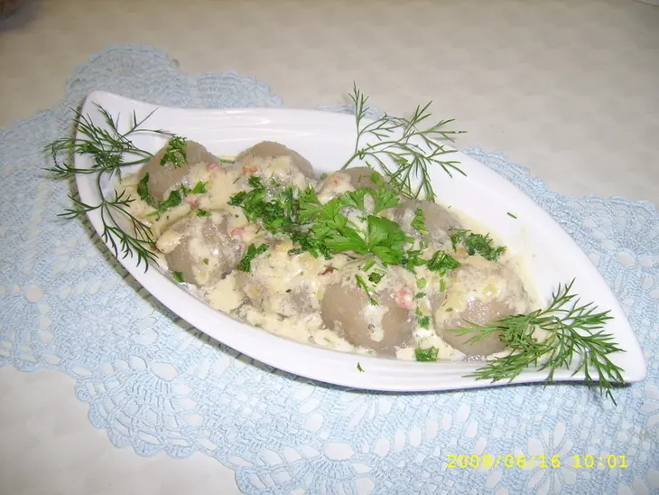 Клецки белорусские с душами: шаг 7