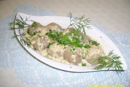 Клецки белорусские с душами: шаг 7