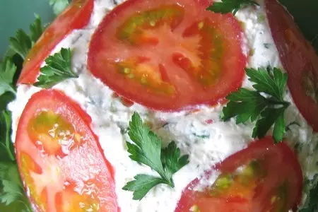 Шарлотта с помидорами: шаг 1