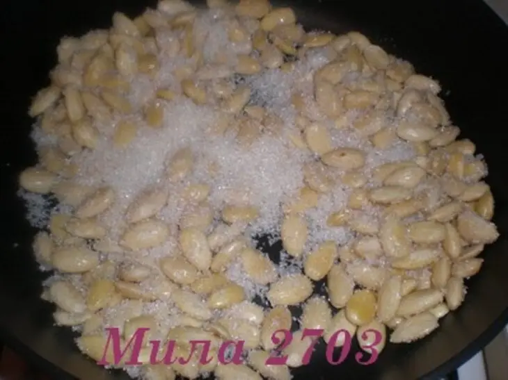 Миндаль в сахаре (простой вкусный десерт): шаг 3
