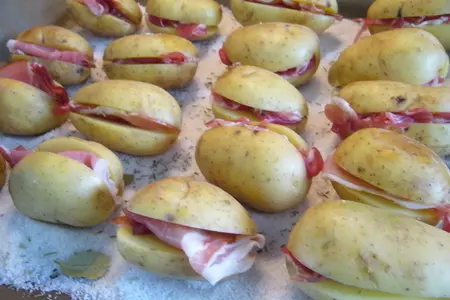 Печеная картошка и дипы к ней: шаг 1