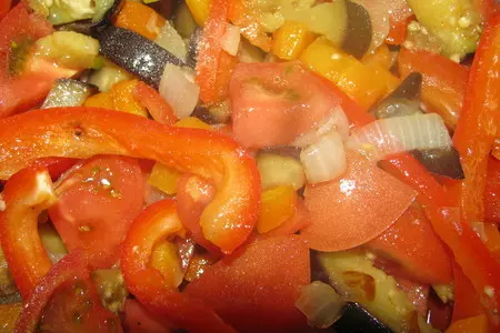 Баклажанчики с овощами: шаг 7
