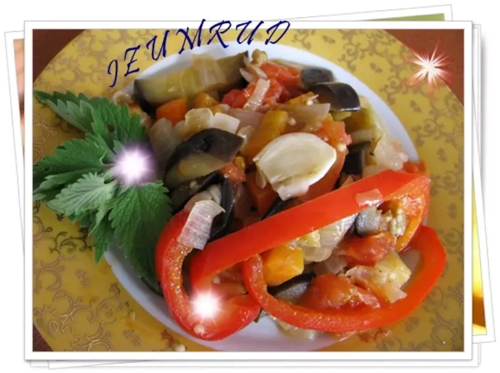 Баклажанчики с овощами: шаг 8