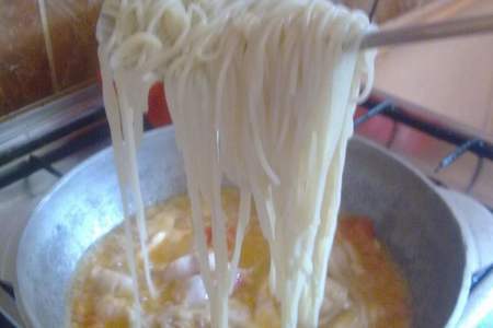 Спагетти в рыбном соусе "итальяно": шаг 8