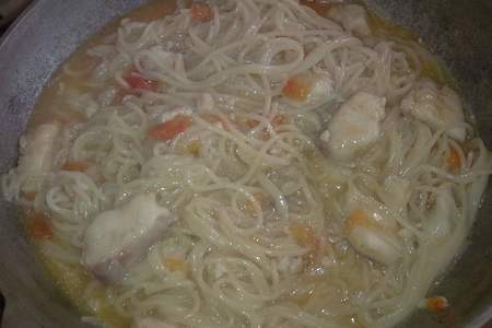 Спагетти в рыбном соусе "итальяно": шаг 9