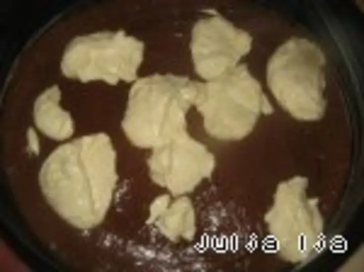 Брауни с творогом и вишней: шаг 2