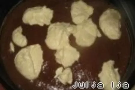 Брауни с творогом и вишней: шаг 2