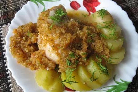Курочка  под соусом из овощей: шаг 4