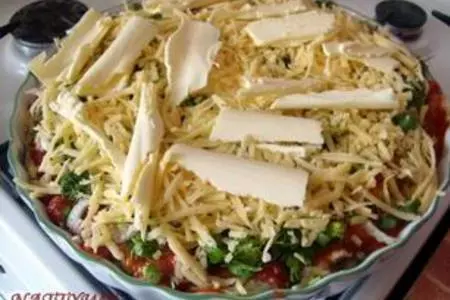 Аппетитная овощная мусака под сырной корочкой: шаг 4